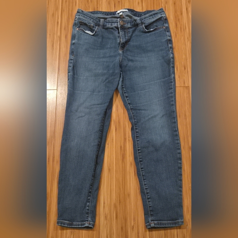 Lane Bryant Skinny Jeans in Medium Blue Wash